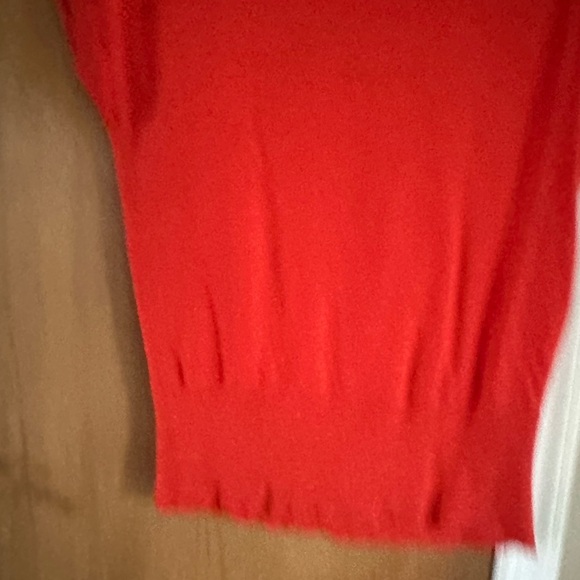 EUC Ann Taylor orange top - Picture 3 of 5
